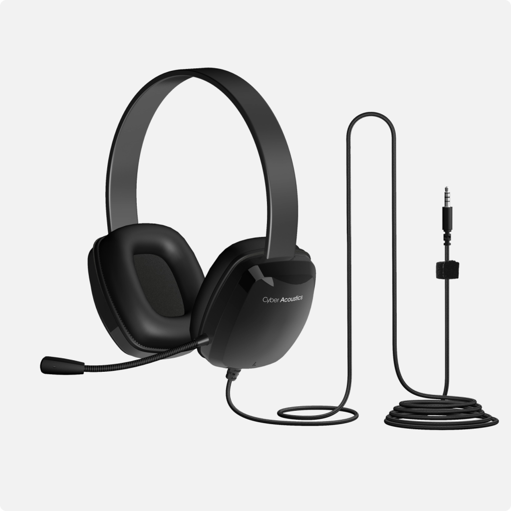 AC-6008 3.5mm Headset For Schools — Cyber Acoustics